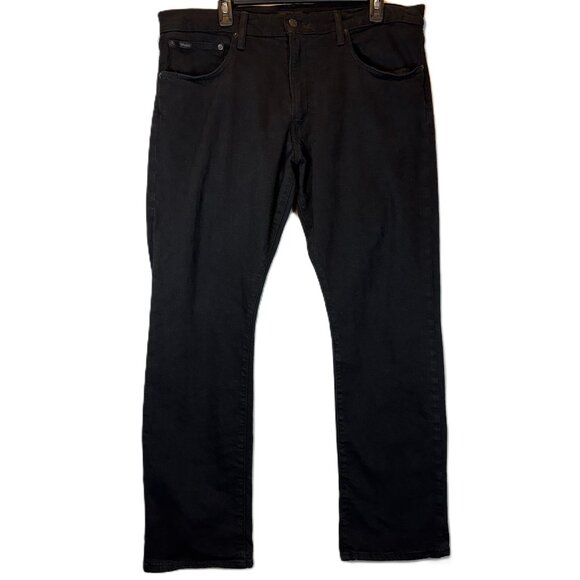 Polo Ralph Lauren The Varick Slim Straight Jeans Mens 36x30 Black - Picture 1 of 4
